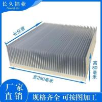长100亳米 电子散热器功放线路板散热片变频散热器宽260高80医疗器械散热片