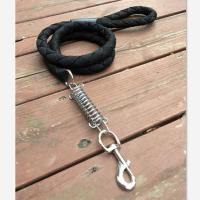 L号-大号 黑色单绳(不含项圈) 狗狗牵引绳拉布拉多中大型犬金毛遛狗绳子项圈阿拉斯加大狗绳链子