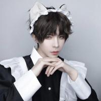 黑白兽耳发夹 小奶狗兽耳发夹超可爱日系cos发卡猫耳狐狸耳朵对夹猫咪发饰潮男