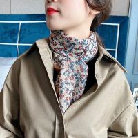 棉麻90cm小红花 13 大方巾丝巾90x90经典小碎花韩版百搭围巾装饰保暖领巾时尚发带 女