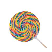 300g棒棒糖无礼盒 七夕情人节礼物送女友巨型超大彩虹棒棒糖大号吃不完糖果礼盒装
