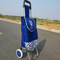 不折叠特价 家用买菜车小拉车可折叠小推车手拉杆车小拖车手推车两轮购物车