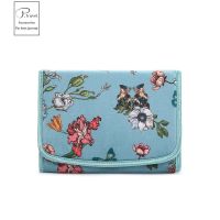 宫廷蓝 高档精致首饰品收纳包旅行大容量女便携式耳钉耳环戒指项链收纳盒