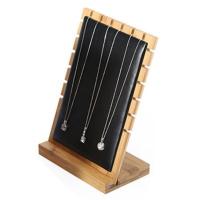 黑色 高端竹木可拆项链展示架手链吊坠首饰展示架饰品架珠宝道具