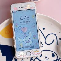 草莓大耳狗-单前膜 苹果5/5S/SE 玉桂狗适用苹果5手机壳iPhone5s可爱保护套7plu软壳6s硅胶8钢化膜
