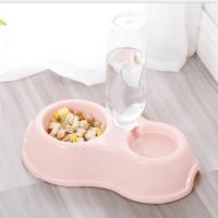 卡通双碗特惠款 宠物自动喂食器猫咪自助喂食一体投食神器猫粮食盆喂水器猫咪用品