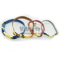 亚麻项圈[随机颜色] S码[建议6斤内] 狗狗牵引绳遛狗绳防挣脱背心式遛猫牵引带小型中型犬项圈宠物用品