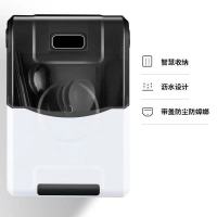 耀夜黑 防水+防虫+沥水盒收纳款 筷笼子家用多功能筷子筒壁挂式快子消毒盒防尘全自动筷子机免打孔