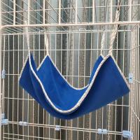 深蓝色 M:50*40cm 猫咪吊床笼子用猫咪挂窝夏季透气舒适保暖睡袋秋千悬挂式宠物用品