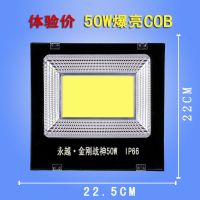 50w 爆亮COB 亏本体验价 篮球广场照明大灯户外防水220v大功率超亮强光远程led投光射灯