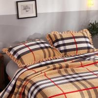 巴宝格(一对) 48cmX74cm 水晶绒珊瑚绒夹棉枕套一对装加绒保暖枕头套法兰绒毛绒枕芯套冬季