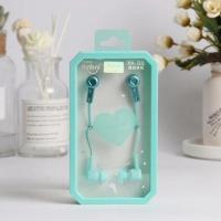 蓝色 卡通入耳式音乐耳机情侣恋人款一对手机通用耳塞式耳麦男女生可爱