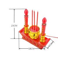 小富贵炉(普通款)插电款 LED富贵佛前供灯电香炉电香烛台财神灯电蜡烛电子香香炉插电