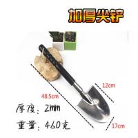 木柄不锈钢锹 小巧匠不锈钢园艺小铲子铁锹铁铲种花园艺园林赶海工具农用家用