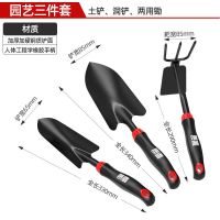 园艺三件套 园艺小铲子铁锹工具家用套装种菜栽养花多肉花铲赶海神器