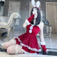 全套(送丝袜) S cosplay万圣节兔子服装兔女郎猫女衣服女仆装制服诱惑圣诞装裙子