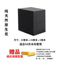 蜂巢中号魔方1块 [硝化细菌] 鱼缸净水魔方活性炭去除黄水除腥臭除氯气养鱼用品磁力宝水族滤材