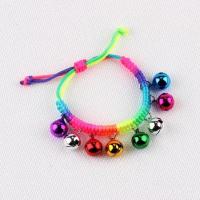 混色铃铛 12mm(1条 3-4岁) 六一儿童节表演手链铃铛超响铜铃铛学生脚链跳舞手链表演舞蹈铃铛