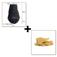 布收蜂笼1个拍下既送蜂蜡50克 收蜂笼诱蜂招蜂野外土蜂蜂王捕野蜂蜂蜡蜜蜂工具黑布抓蜂袋收蜂桶