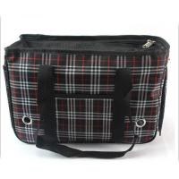 黑色格子 S 兔子外带旅行包宠物包外出便携狗背包猫包狗手提包外出猫笼子袋子