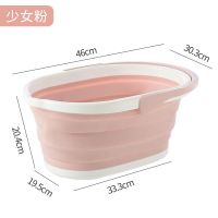 10斤以内-手提款-少女粉_随机发个坏的 宠物洗澡盆可折叠猫咪专用浴缸防跑洗猫盆便携式户外小狗狗泡澡桶