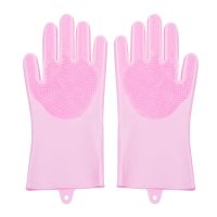 一双装[颜色随机] 宠物洗澡手套按摩泰迪撸猫神器刷子狗狗猫咪梳子搓澡防咬清洁用品