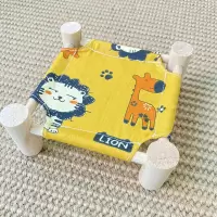 小宠蹦蹦床 黄色小狮 S号宽12厘米适用金丝熊侏儒鼠 金丝熊蹦蹦床夏季仓鼠窝龙猫豚鼠兔子窝降温松鼠秋千吊床仓鼠用品