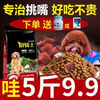 牛肉味通用型 精品5斤装 狗粮通用型泰迪金毛贵宾比熊萨摩耶5斤10成犬幼犬小型犬40大型犬