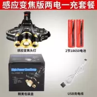 感应变焦(白光 紫光)2电1充 送 感应照蝎子灯专用捕蝎灯强光充电捉抓找逮捕蝎子紫光灯超亮头戴