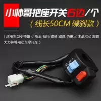 小帅哥碟刹款右把座开关/个 摩托车电动车小帅哥祖玛骠骑开关把座载重王大力神把座开关总成