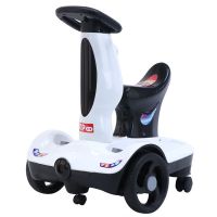 无电+无音乐+联系客服 儿童电动摩托车平衡车可坐小孩玩具漂移车充电遥控童车漂移转转车