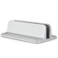 银色 单卡 铝合金笔记本电脑双卡立式支架底座电脑铝合金桌面散热收纳支架