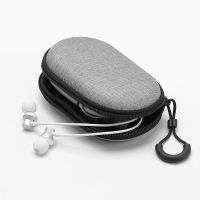 深空灰[升级款便携挂绳] 耳机收纳包数据线收纳盒U盘U盾保护套移动硬盘包手机充电器收纳盒
