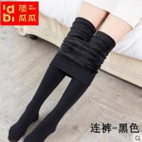 黑色连脚 春秋薄不加绒:均码80-150斤 秋冬加绒加厚打底裤袜女外穿高腰收腹光腿神器保暖裤袜