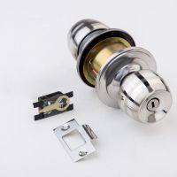 工程款厕所门用[无钥匙] 旧锁锁舌完好[不配锁舌] 球锁家用通用型门锁室内卧室厕所卫生间锁具不锈钢球形房门锁圆锁