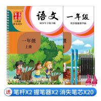 新版一年级上册2本带笔顺词组 送10支笔芯1个笔杆1个握笔器 1-3-4-5-6年级同步练字帖楷书儿童小学生一年级上下册