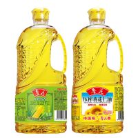 玉米油900ml+葵花仁油900ml 物理压榨玉米油小瓶900ml非转基因葵花仁油家庭食用油植物油