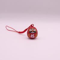 红色达摩 阴阳师达摩御守小众治愈系水音铃铛挂件水琴铃车载挂坠钥匙扣吊坠
