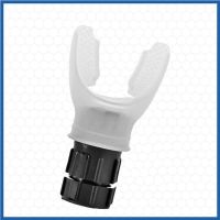 出口版 白色咬嘴 肺功能呼吸训练器腹式肺活量肺部康复练习锻炼跑步儿童强肺慢阻力