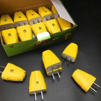 5个装 摔不烂二脚插头二插头GNT-10L4 单相二极可拆工程摔不烂插头