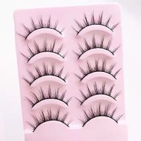 009粉托 单盒装 已剪好!分段式cos小恶魔假睫毛睫毛自然仿真漫画芭比眼睫毛