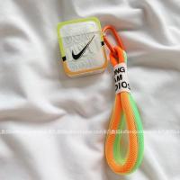 [方壳]黄框耐克勾+挂绳 airpods1/2代 彩框勾airpods保护套苹果蓝牙耳机套2代3代pro潮牌挂绳硅胶磨砂