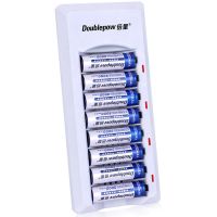 8槽4灯充电器8节5号3000mah 5号充电电池八槽智能充电器配8节五号AA3000mah专用KTV镍氢