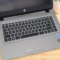 半透黑 惠普星14系列笔记本键盘膜14寸电脑按键保护垫凹凸防尘套罩