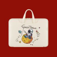 宇航员[带拉杆带] 13寸 苹果联想13.3笔记本电脑包女手提14寸可爱卡通防水戴尔华硕15.6寸