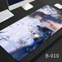 草帽女孩 370x250mm 3mm 鼠标垫超大禁欲系键盘家用办公桌垫游戏宿舍萨勒芬妮英雄联盟插画