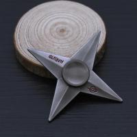 指尖陀螺-鸣人手里剑*枪色 指尖陀螺飞镖火影忍者手里剑儿童减压玩具动漫手指金属合金写轮眼