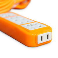 10米插排[送测电笔] 加长带线插座10/20/30米超长地拖插头插板充电源电瓶车接线板排插