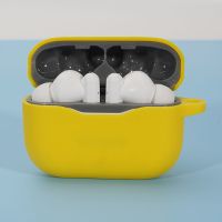 黄色 联想LP1耳机套 联想LP1耳机套卡通可爱蓝牙耳机充电仓防摔硅胶保护套联享lp1