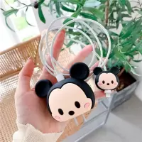 米奇[18/20W大小头一对] 苹果12数据线保护套11Pro/Max/18/20w快充电头手机充电器保护套